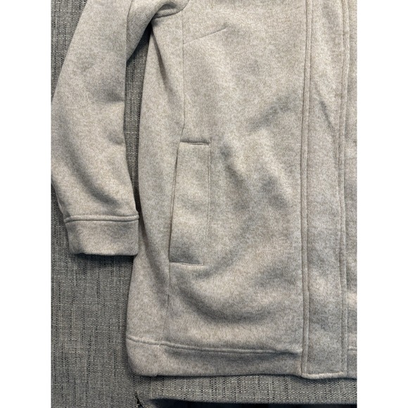 Lands' End Women's Beige Zip Up And Snap Up Jacket Size Large With Pockets - Picture 8 of 14
